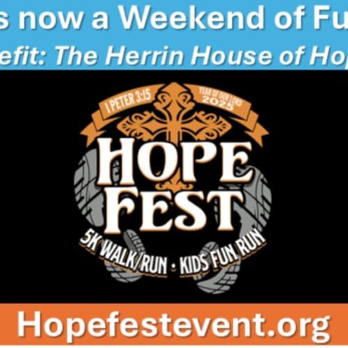 2nd Annual Hope Fest 5k Walk/run & Kids Fun Run