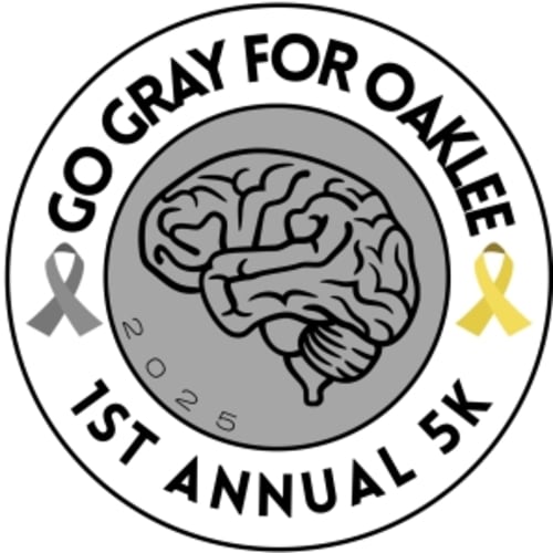 Go Gray For Oaklee 5k Run/walk And 1k Color Walk/run