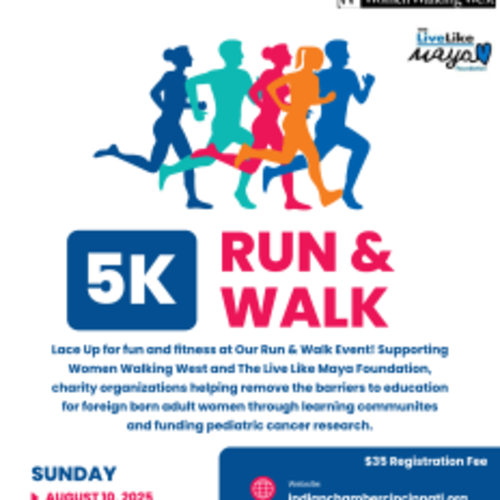 "5k Run & Walk For A Great Cause" Organized By Indian American Chamber Of Commerce Greater Cincinnati & Northern Kentucky