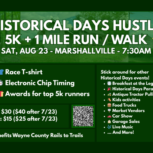 Historical Days Hustle – 5k Run/walk