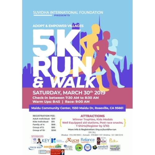 Suvidha International 5k Redmond, Seattle
