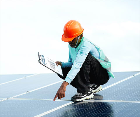 Solar installation professional