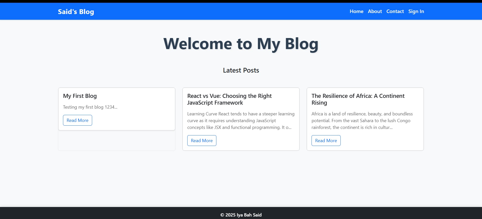 Blog Site