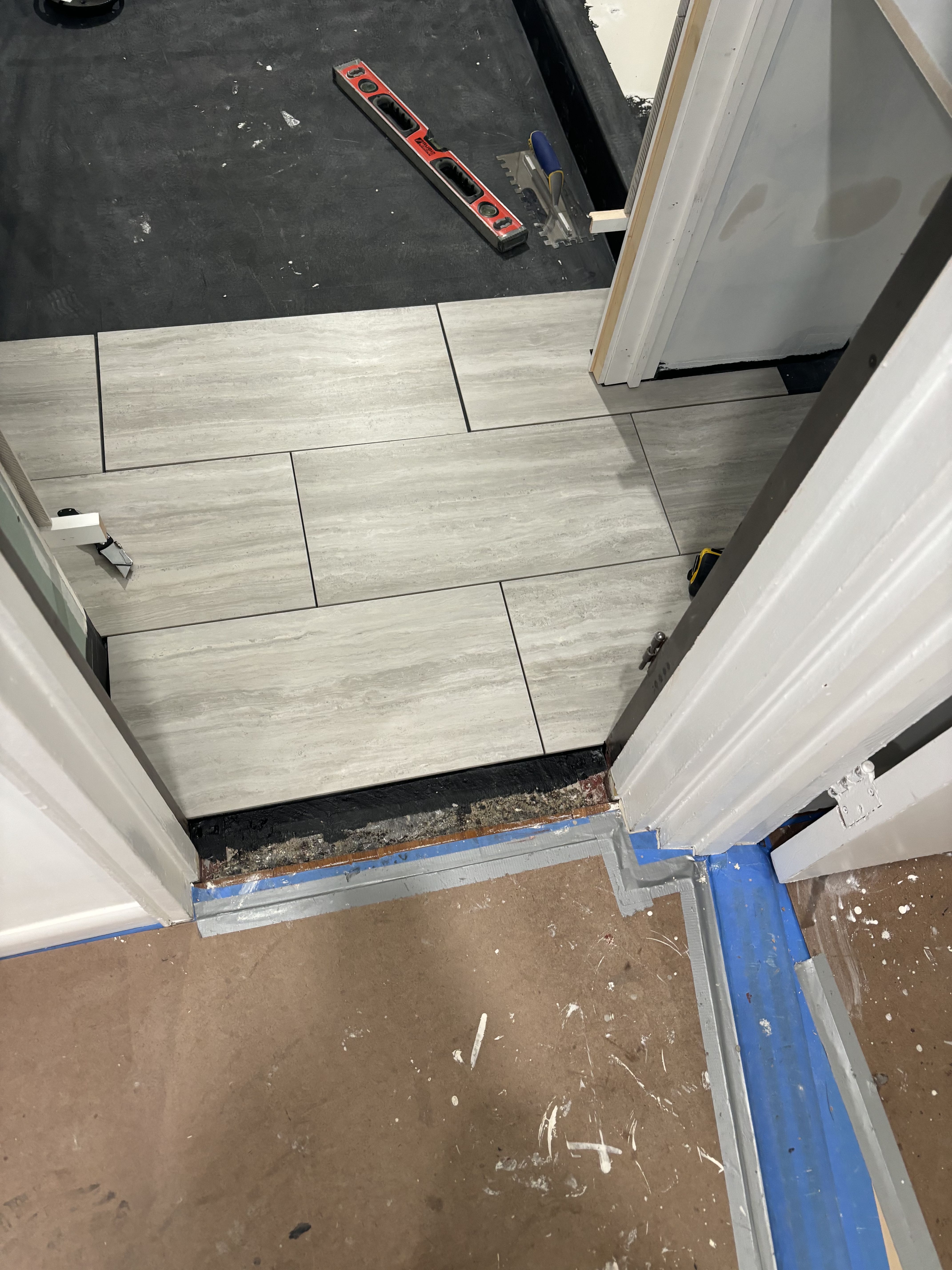 Plaza Street East Apt. - Tile installation