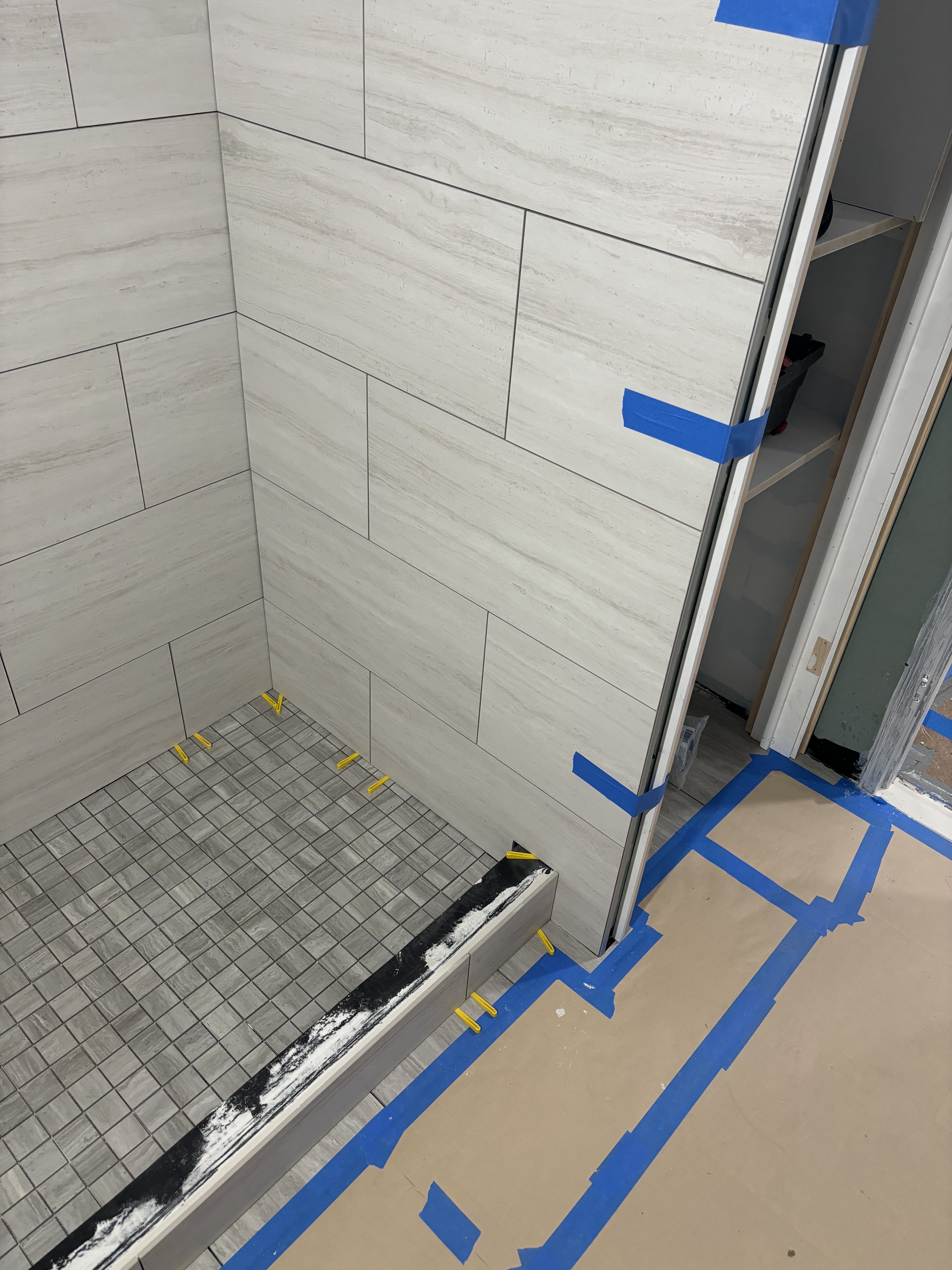 Plaza Street East Apt. - Tile installation