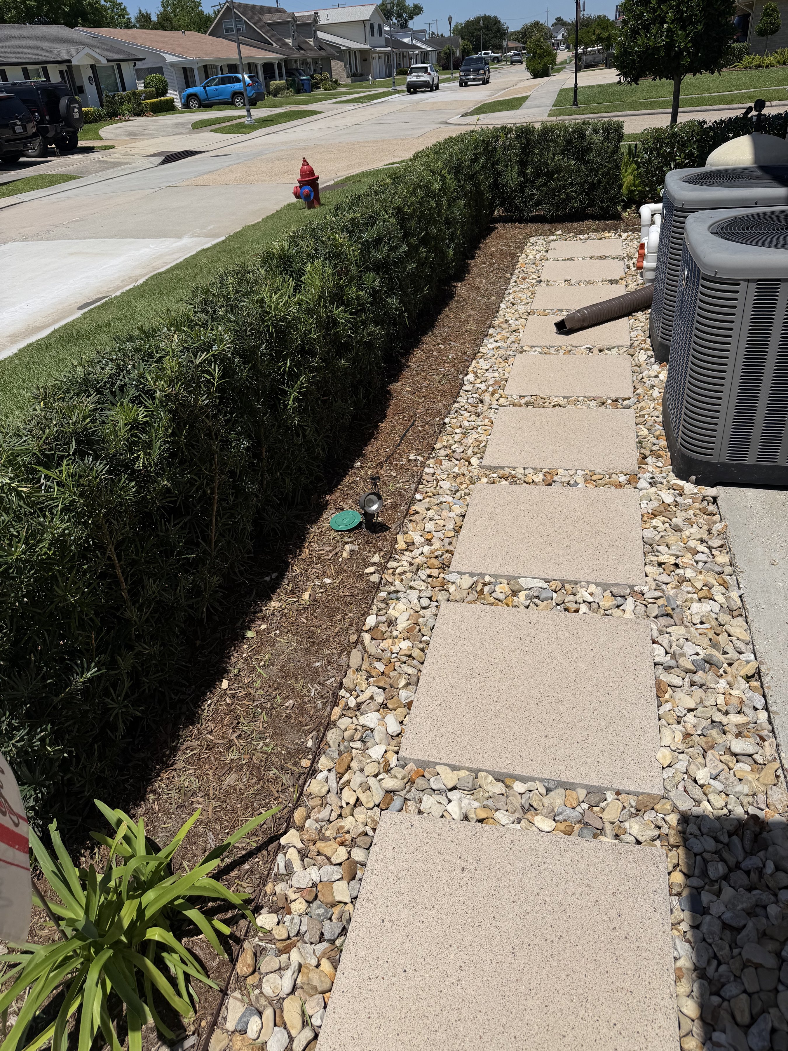 Hardscaping project