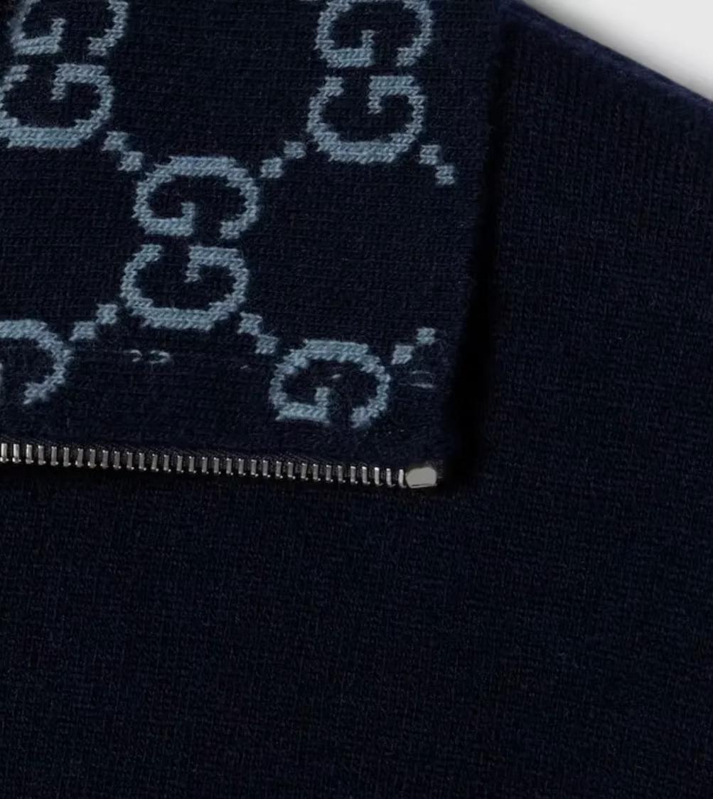 Zip Jacket Gucci - Blue — фото 2