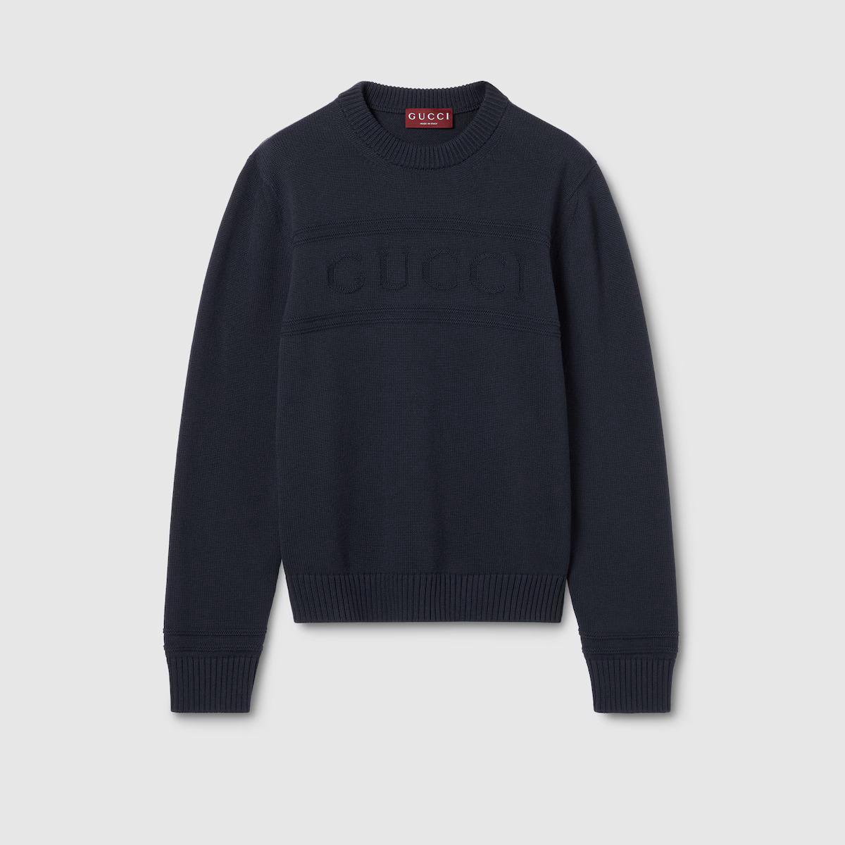 Knit cotton wool Gucci - Blue