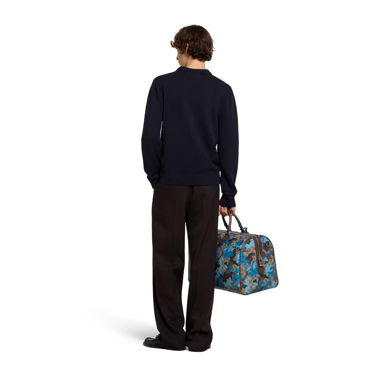 Knit cotton wool Gucci - Blue — фото 3