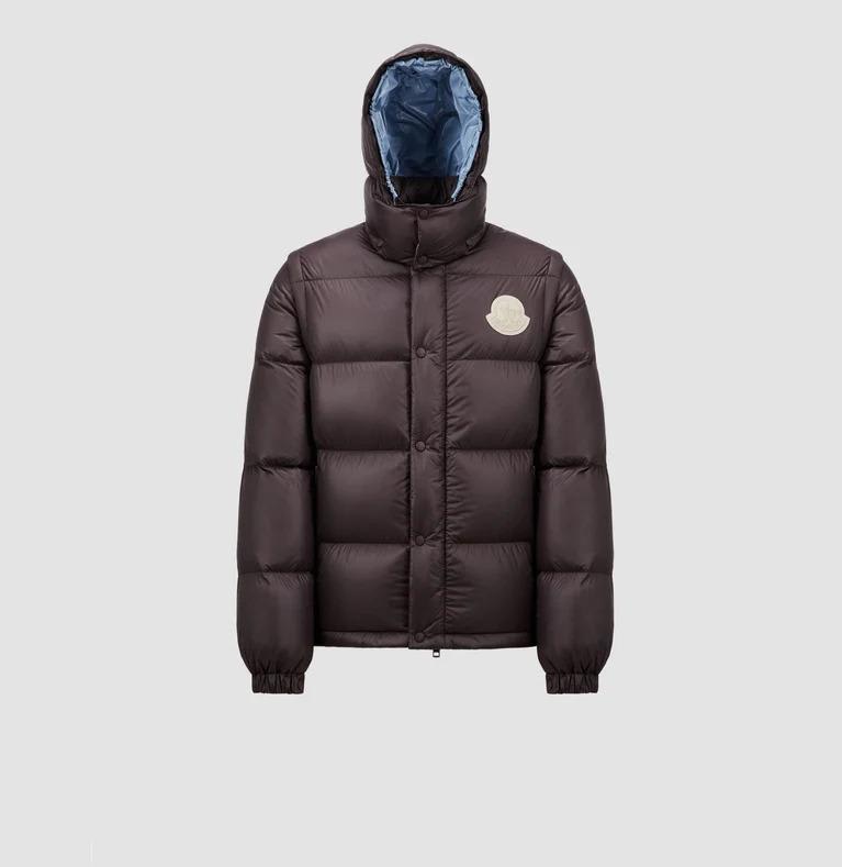 Пухова куртка Moncler Cyclone - Chocolate brown — фото 4