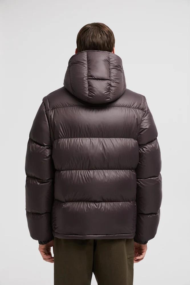 Пухова куртка Moncler Cyclone - Chocolate brown — фото 5