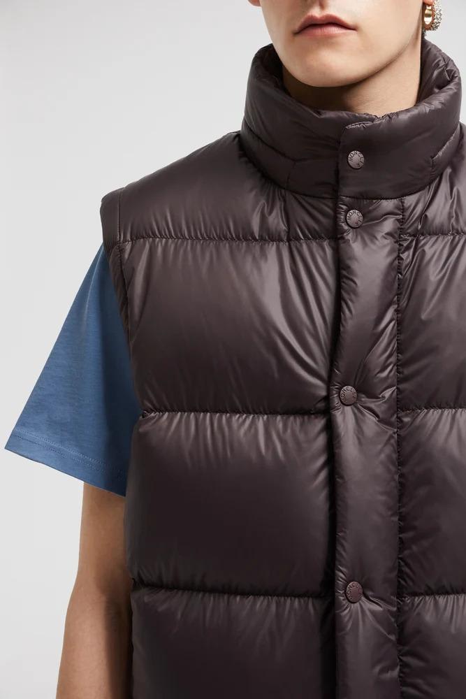 Пухова куртка Moncler Cyclone - Chocolate brown — фото 6