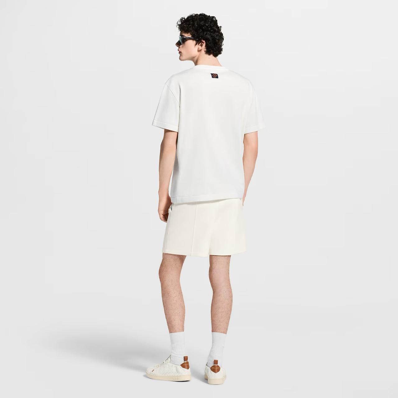 Футболка Louis Vuitton Short-Sleeved Signature Patch Crewneck — фото 4