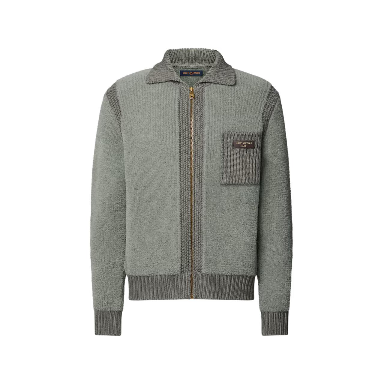 Светр Louis Vuitton - Zippered Textured Overshirt