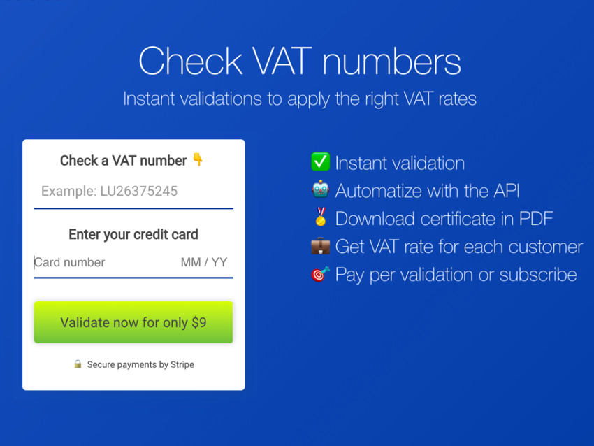 VATnumbers.eu screenshot