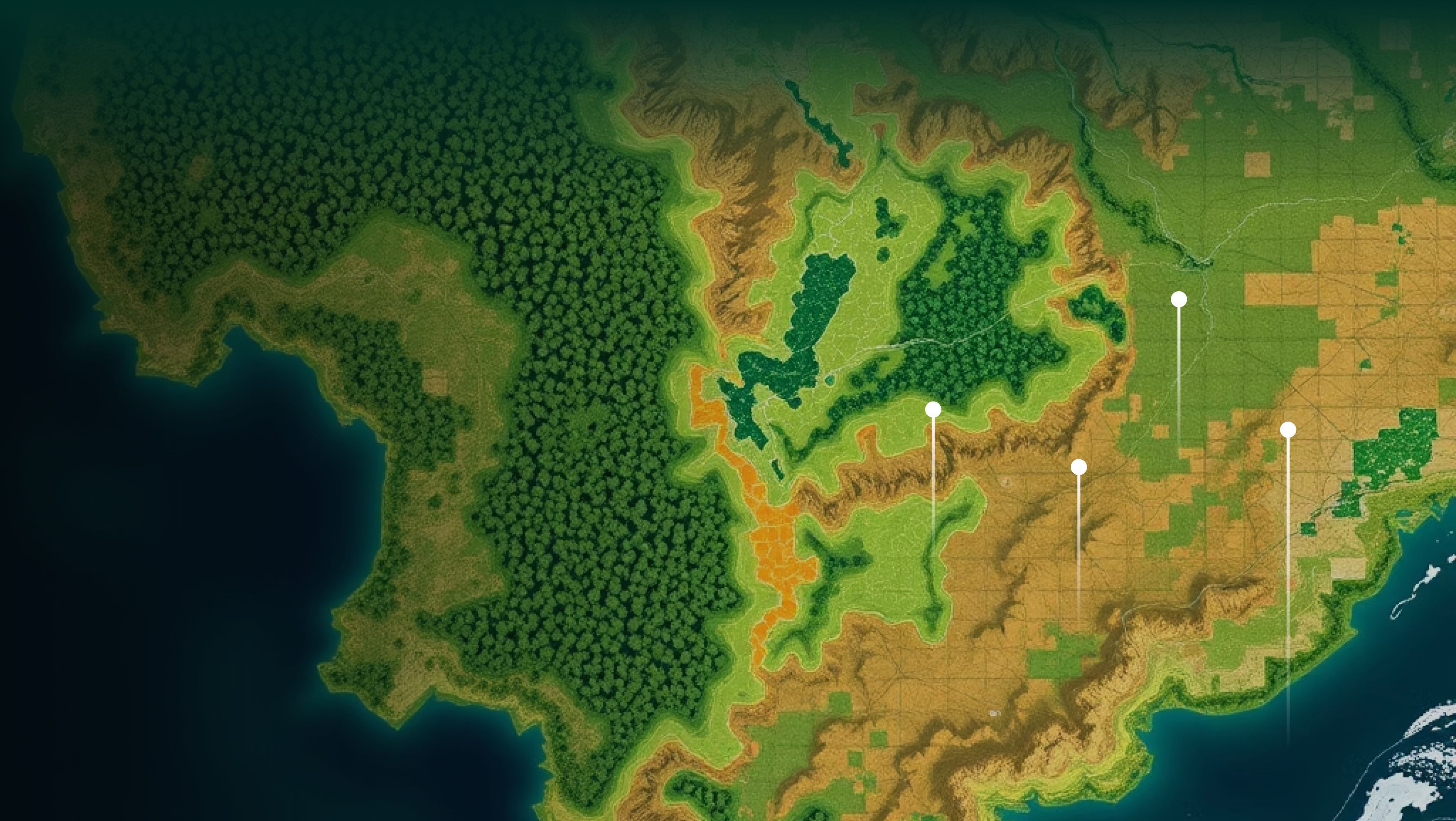 Africa climate intelligence map