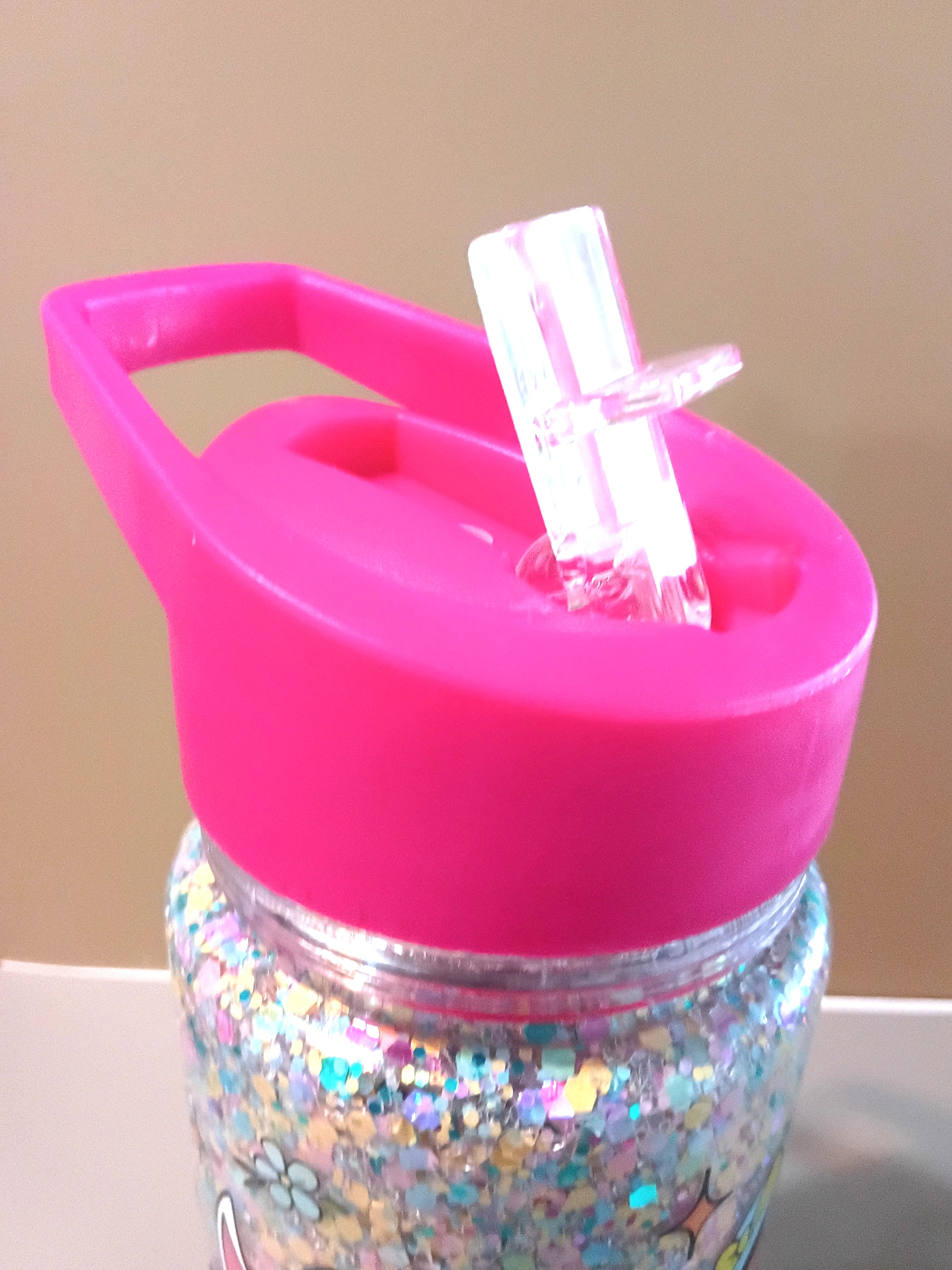 16 oz Milo and Stitch Glitter Sippy Cup thumbnail 2
