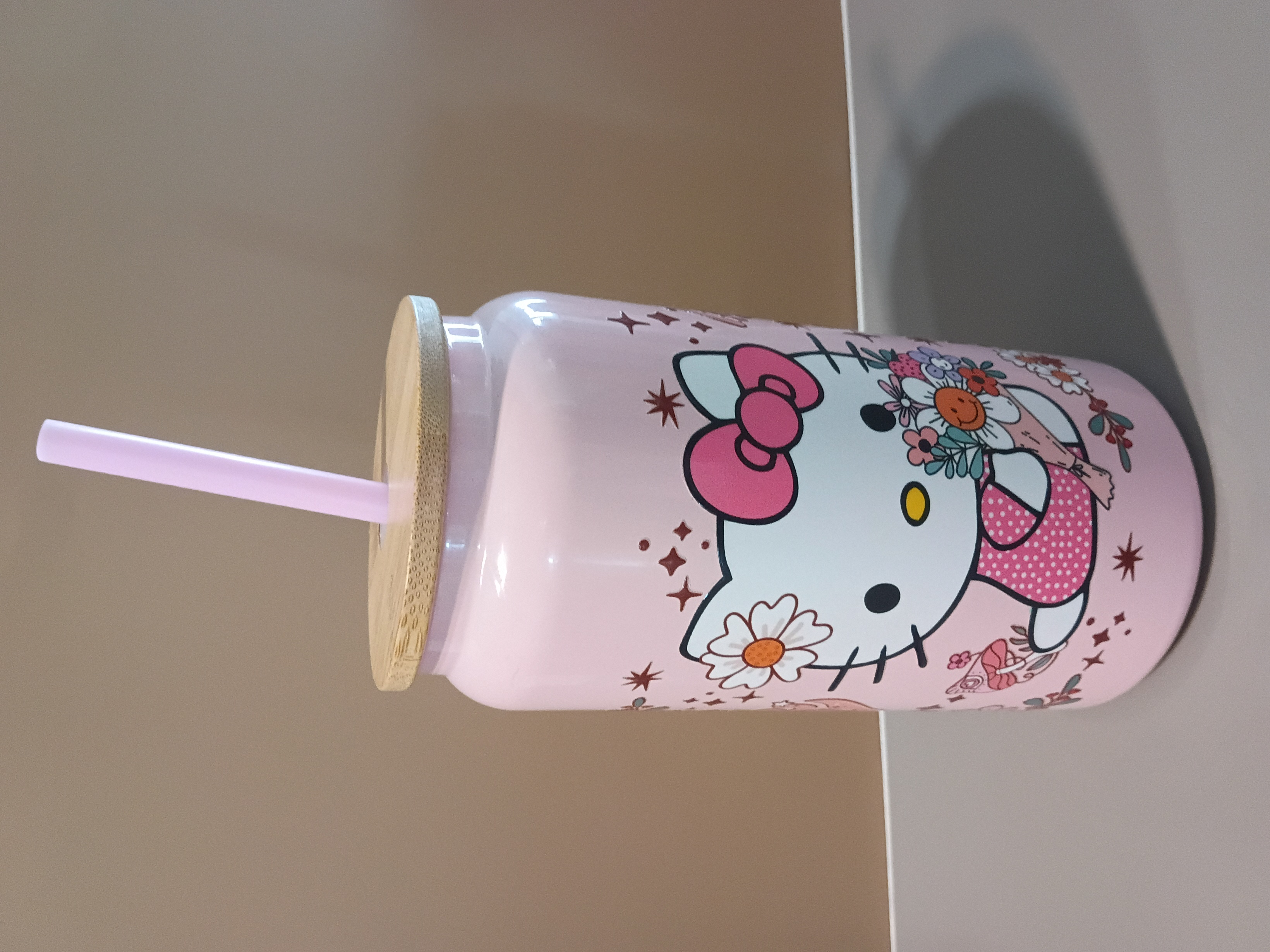16 0z Stainless Steel Insulated Hello Kitty thumbnail 2