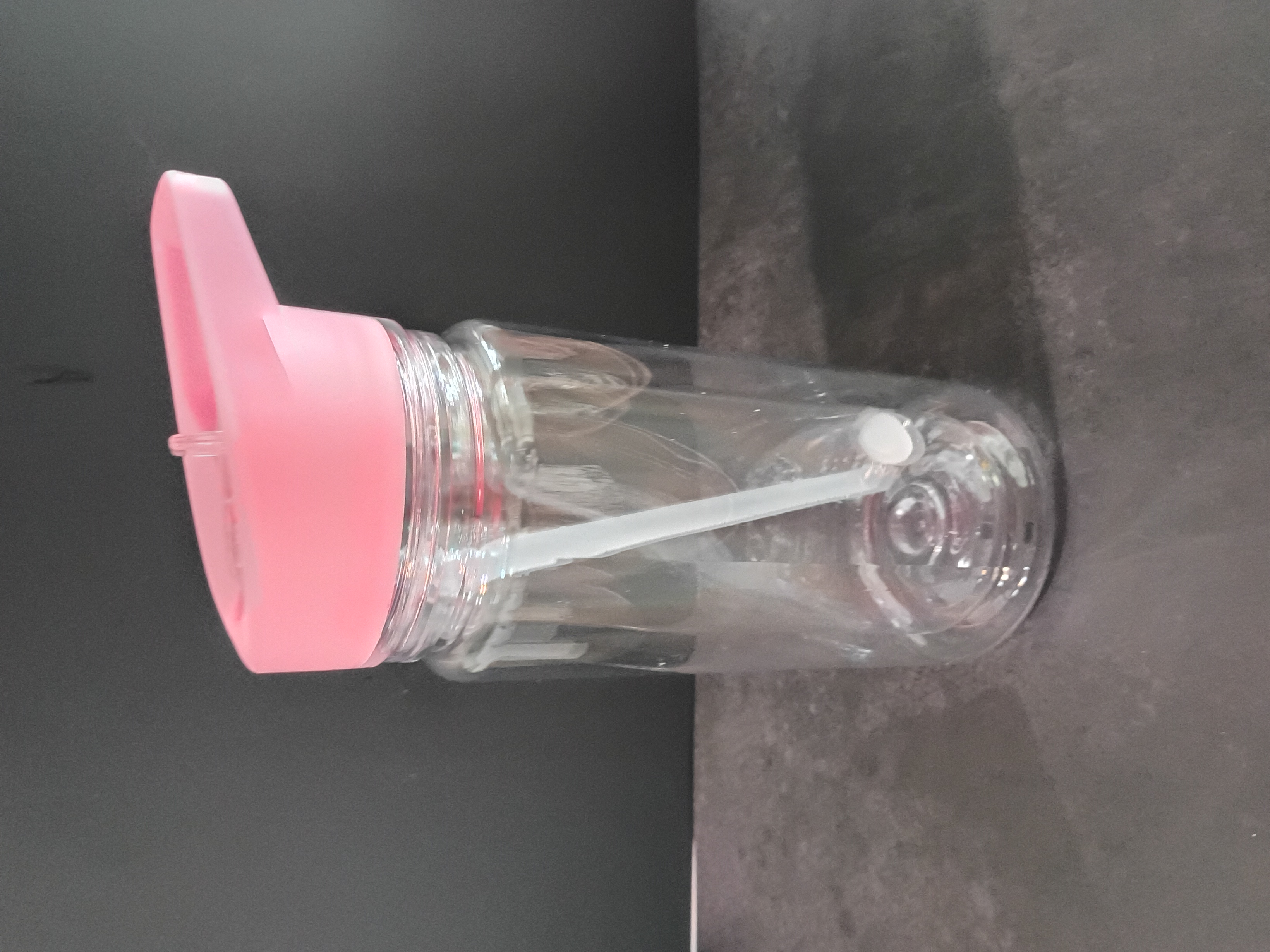 10 oz Acrylic Sippy Snowglobe Cup