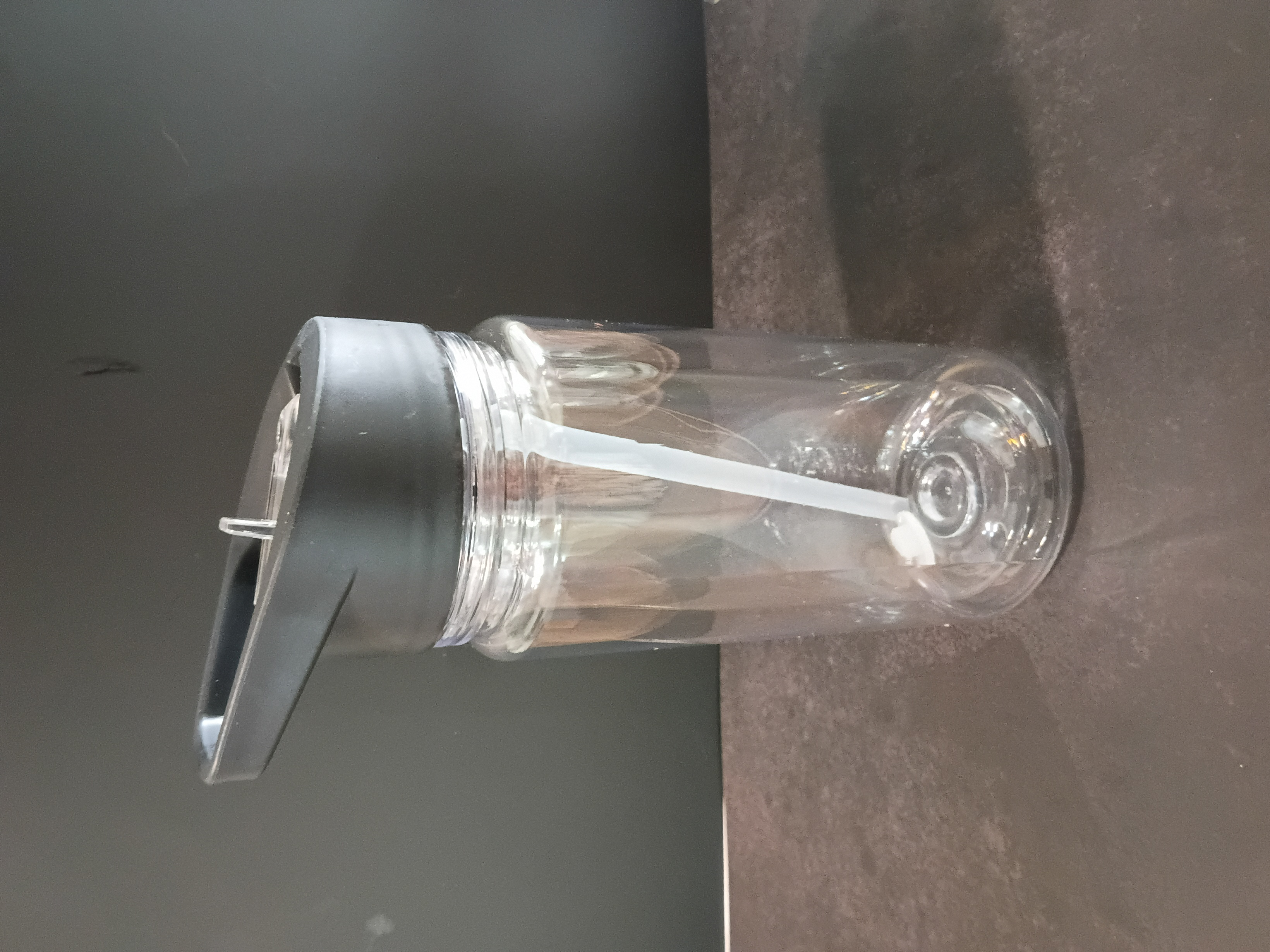 10 oz  Acrylic Sippy Snowglobe Cup