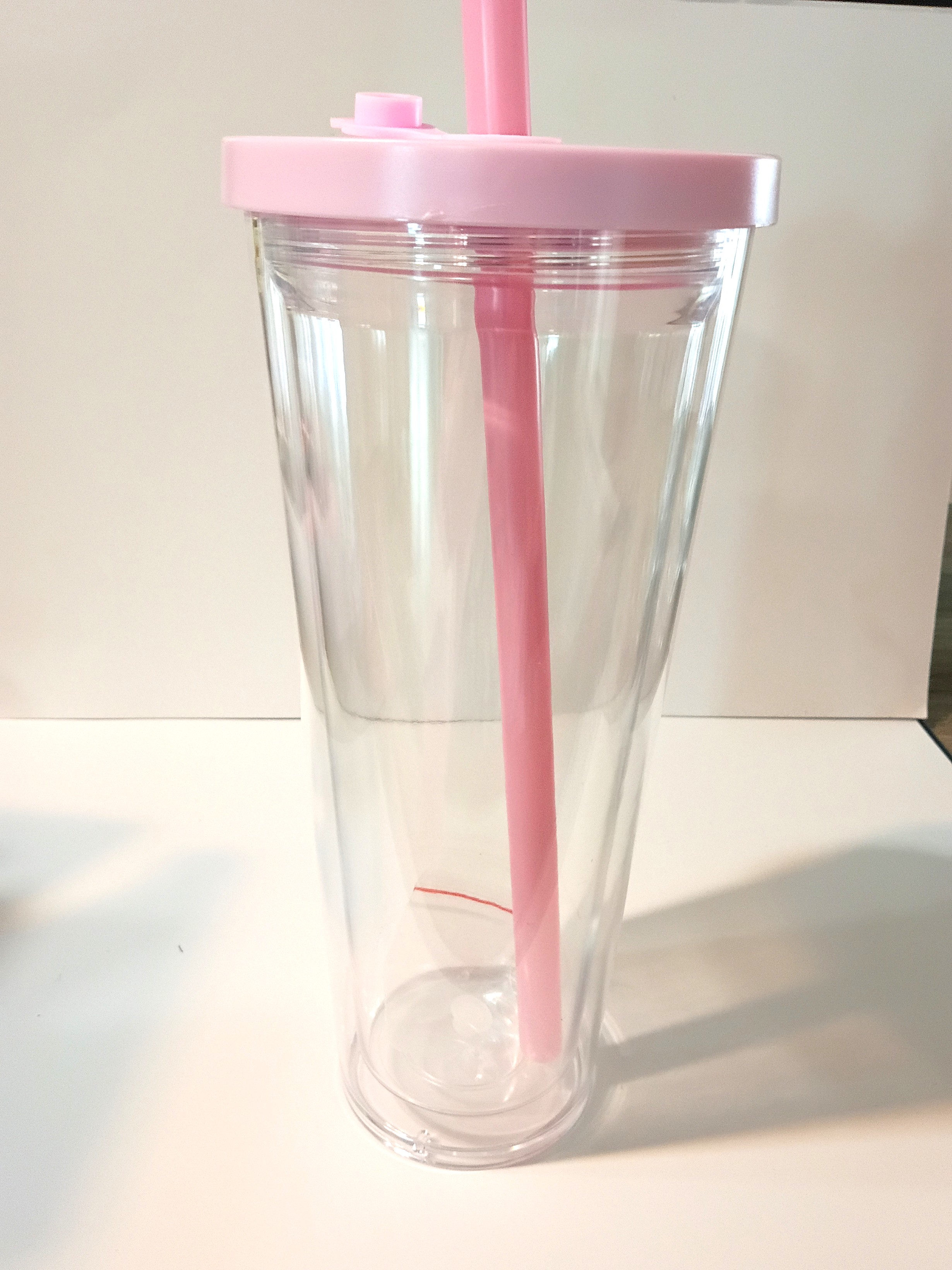 24oz  Acrylic  Snowglobe Tumbler