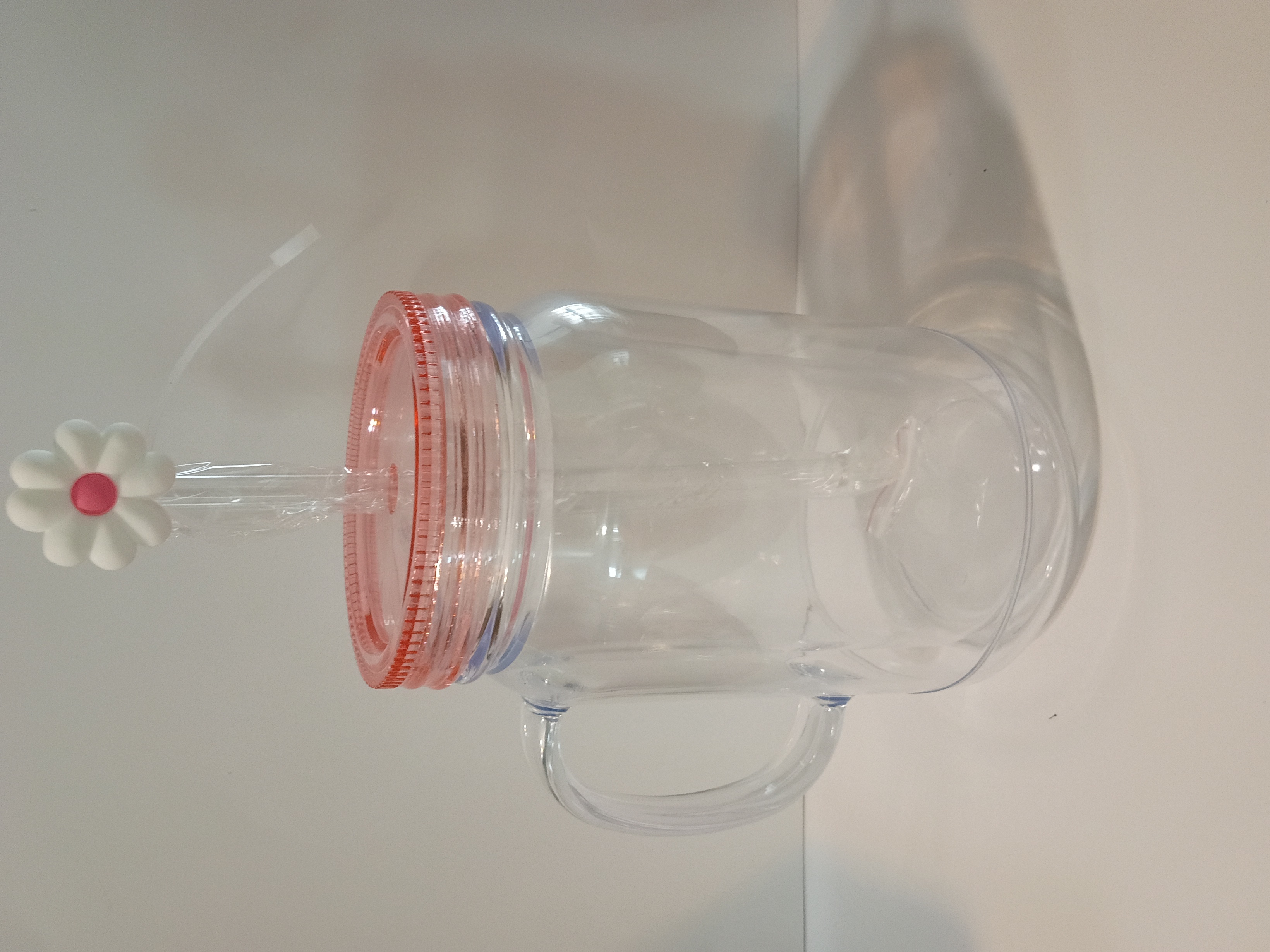 22 oz Acrylic Mason Jar Tumbler
