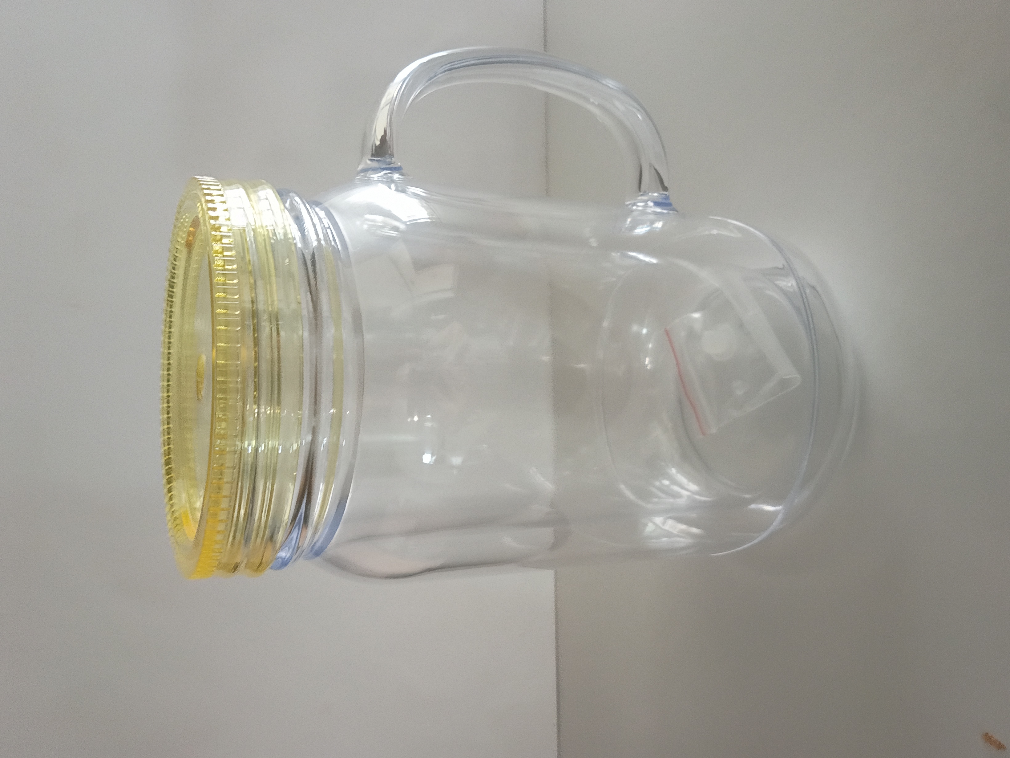 22 oz Acrylic Mason Jar Snowglobe Cup