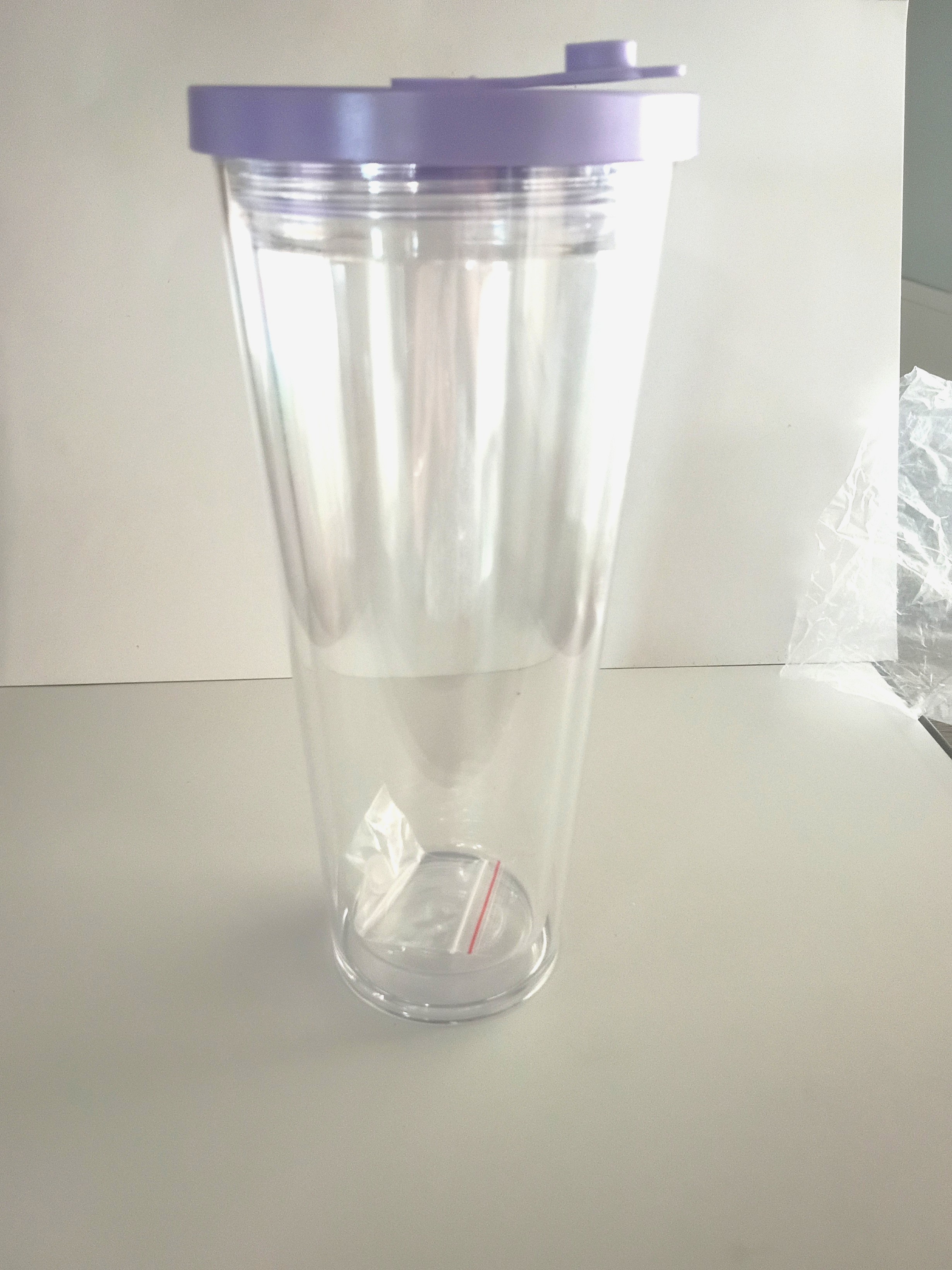 24oz Black Acrylic Tumbler