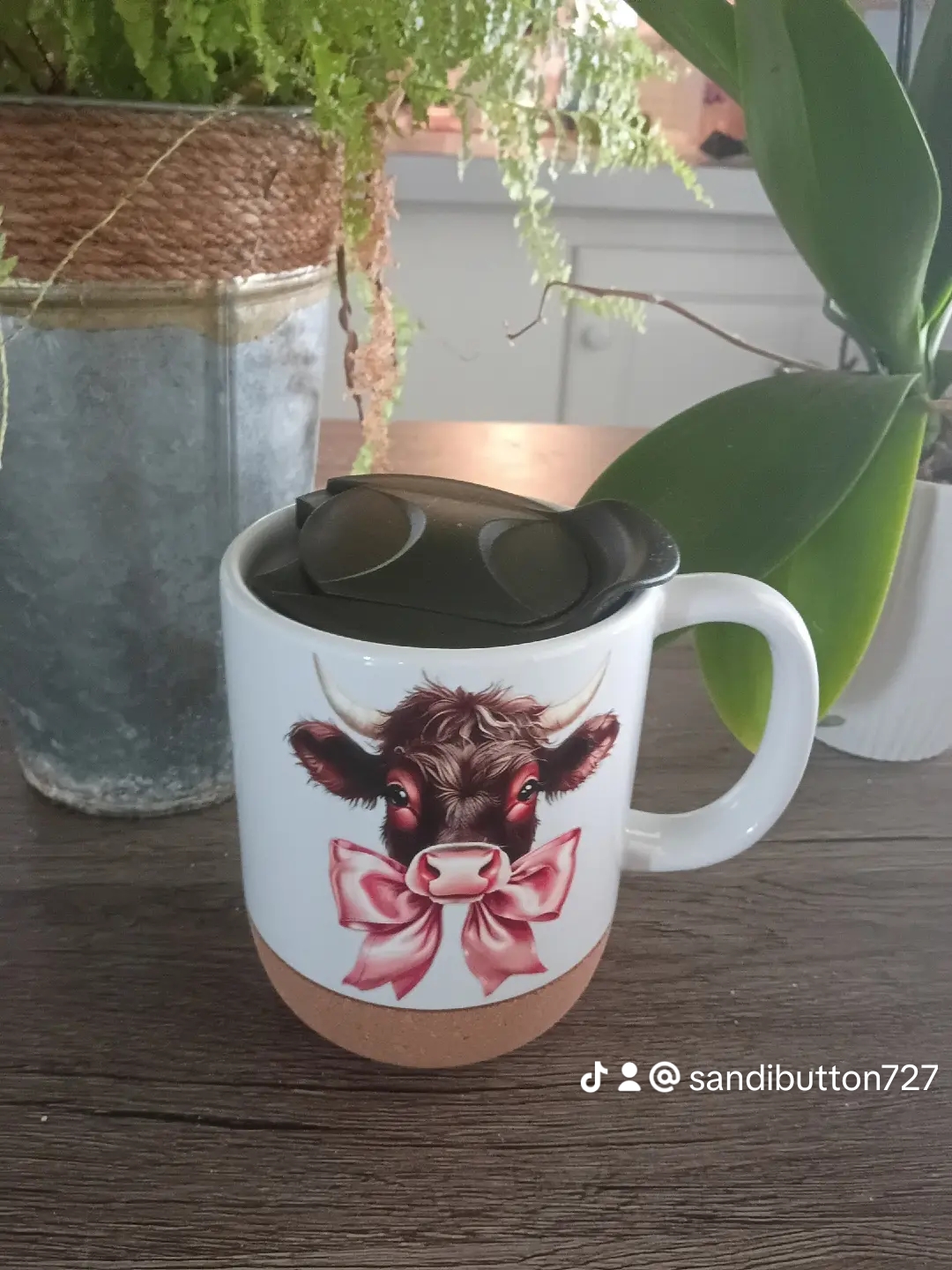 15 oz Western Design Coffee Insulated Ceramic Cup