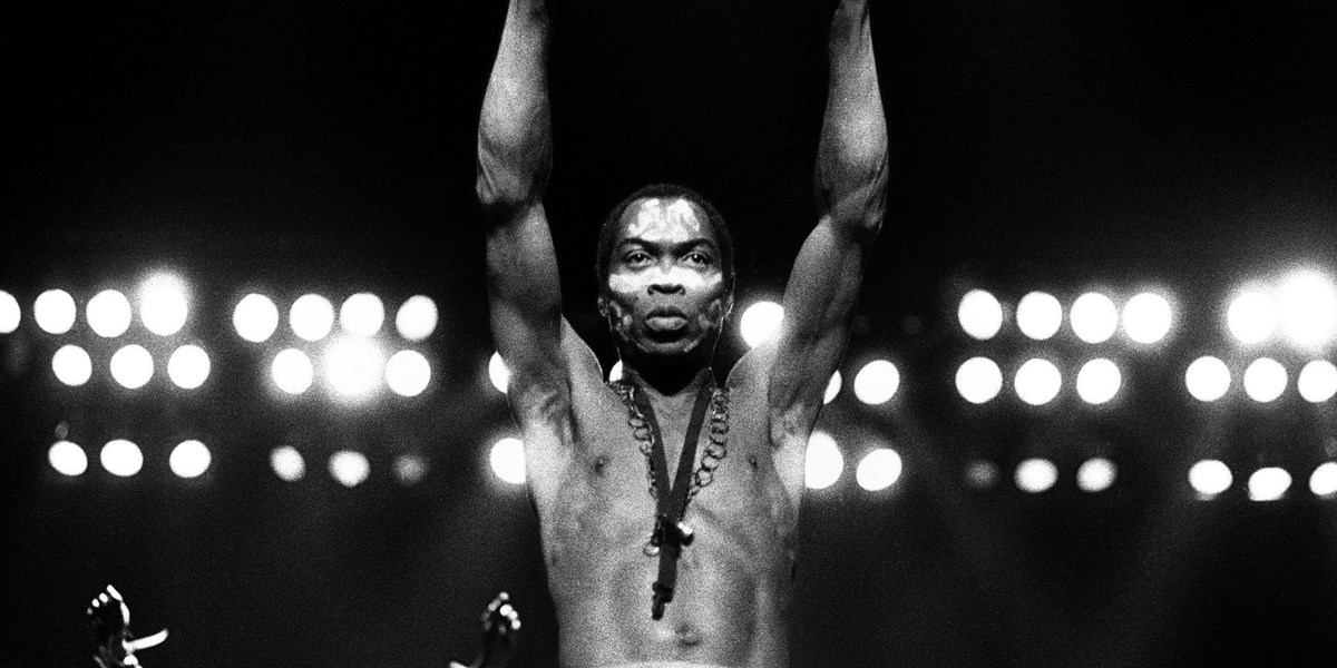 Fela Kuti signature hand sign