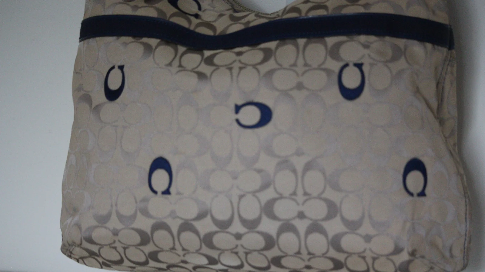 COACH POPPY SIGNATURE C GLAM TOTE BAG