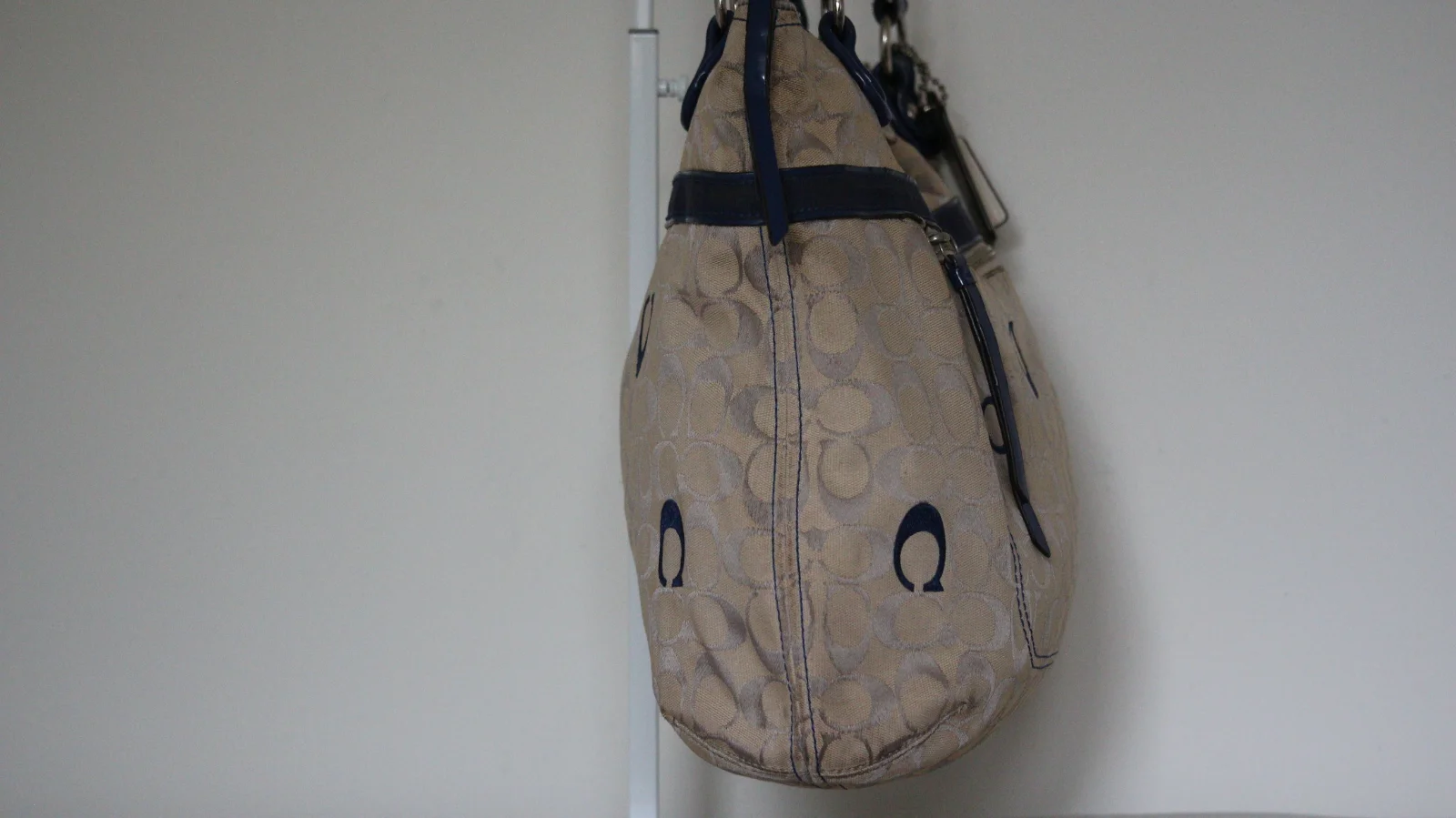 COACH POPPY SIGNATURE C GLAM TOTE BAG