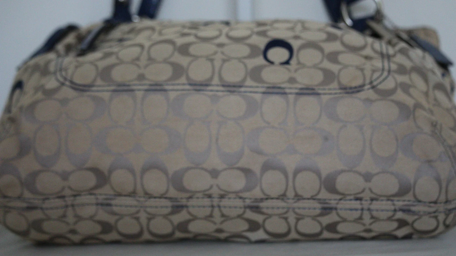 COACH POPPY SIGNATURE C GLAM TOTE BAG