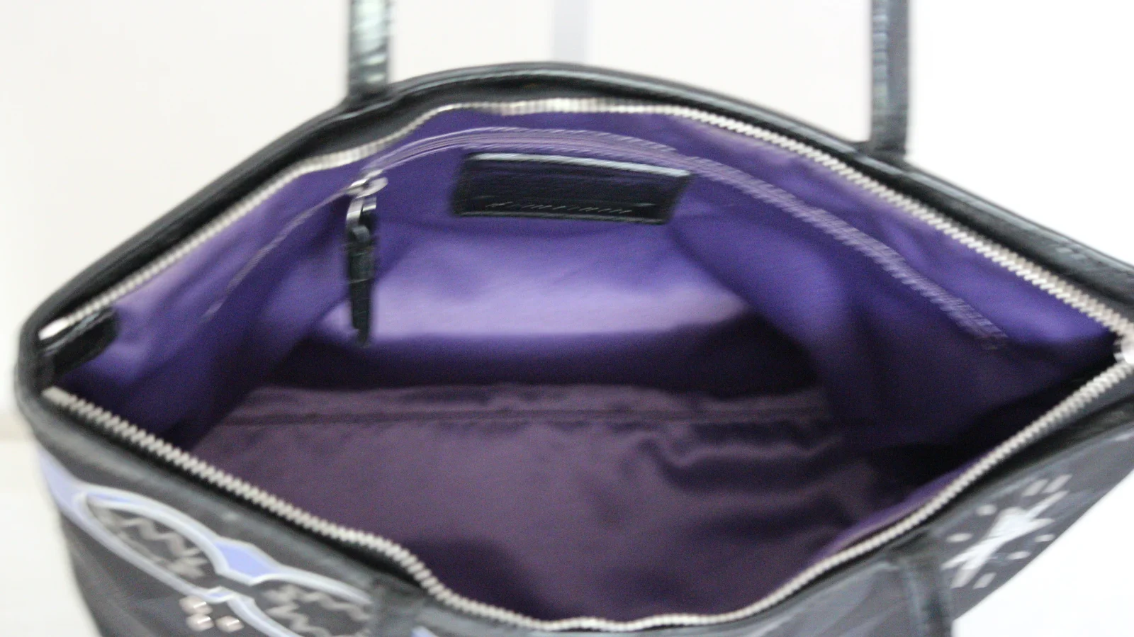 COACH DAISY POP OPTIC GRAFFITI APPLIQUE TOTE