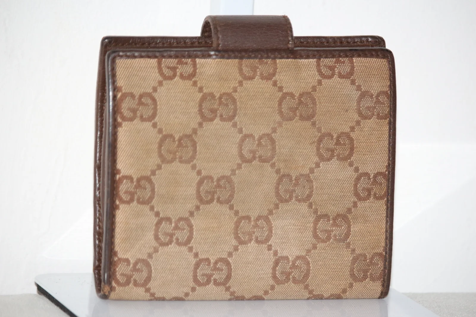 GUCCI GG MONOGRAM CANVAS BIFOLD WALLET