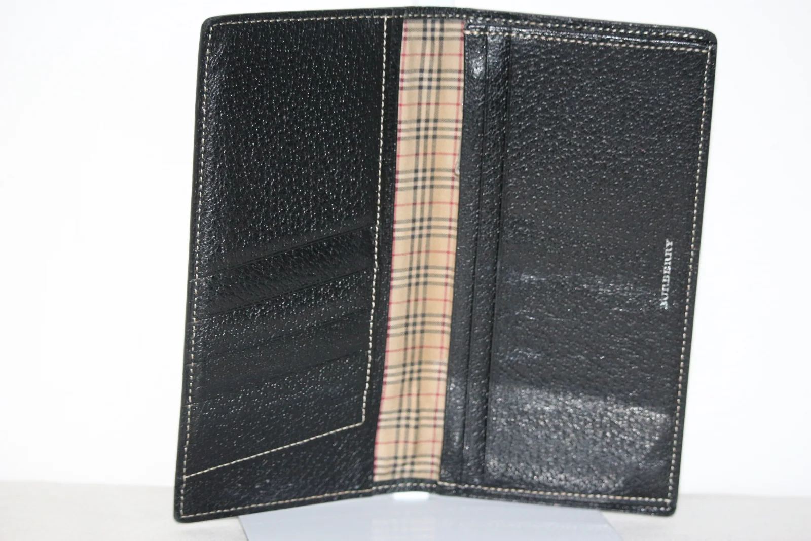 VINTAGE BURBERRY MEN'S LONG WALLET