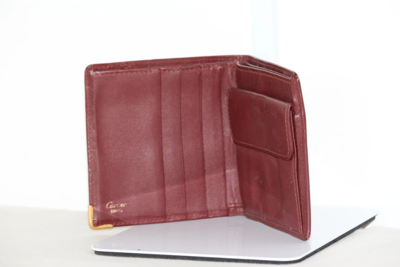 CARTIER LEATHER MEN'S VINTAGE FOLDING WALLET