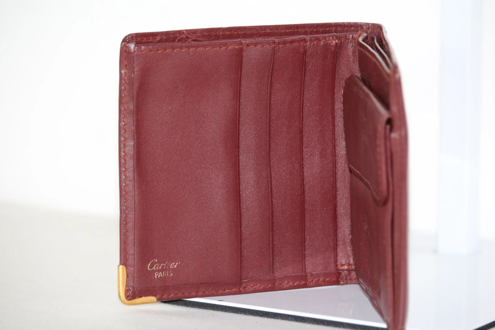 CARTIER LEATHER MEN'S VINTAGE FOLDING WALLET