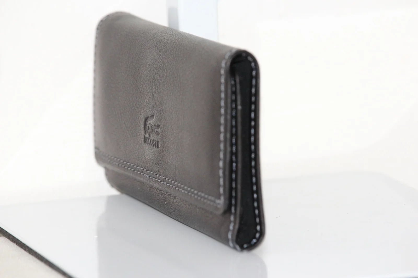 LACOSTE LEATHER KEY HOLDER