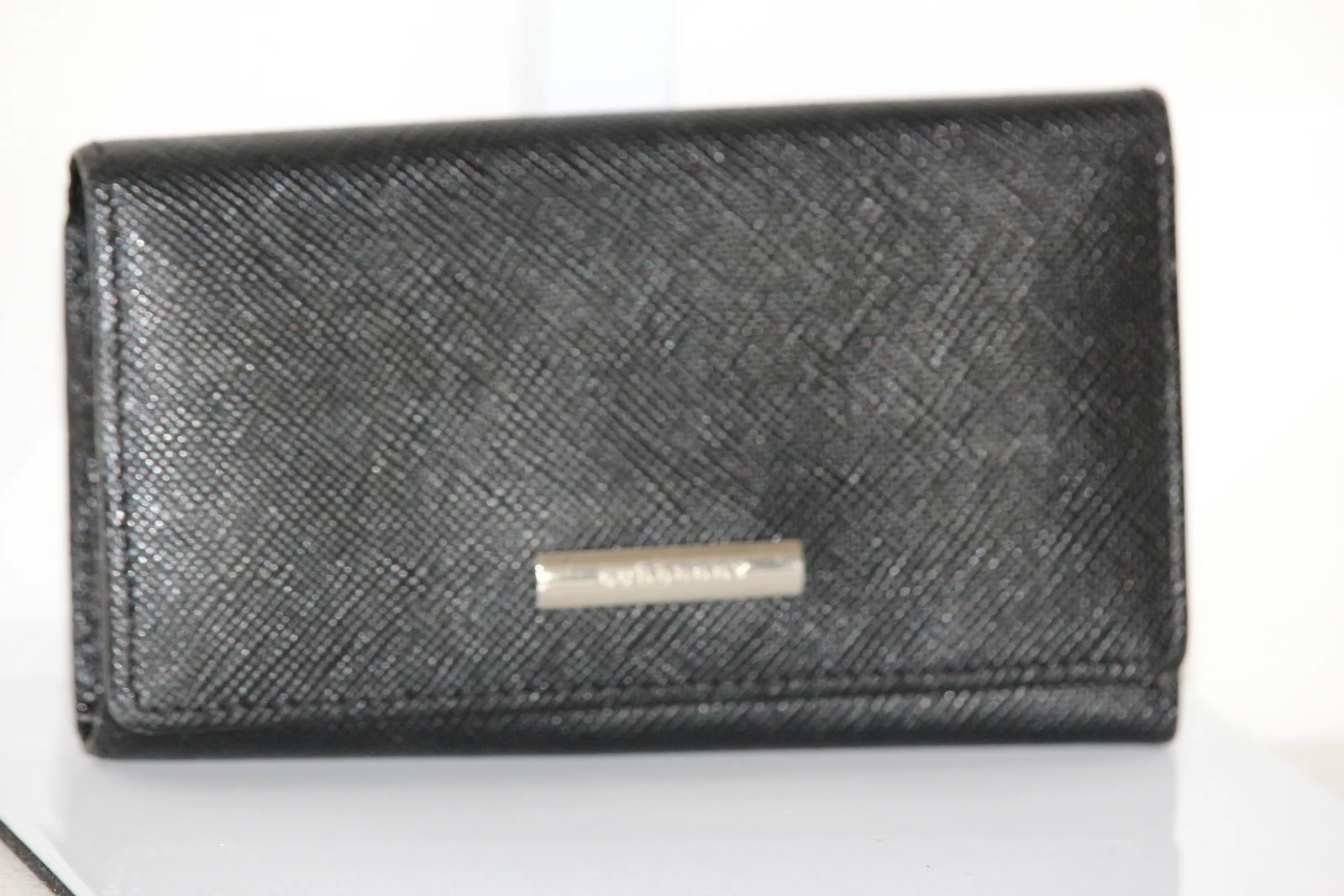 VINTAGE BURBERRY LEATHER NOVA CHECK KEY HOLDER