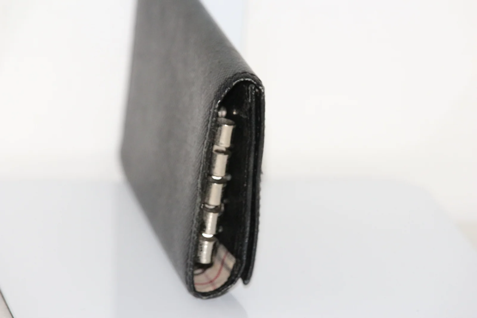 VINTAGE BURBERRY LEATHER NOVA CHECK KEY HOLDER