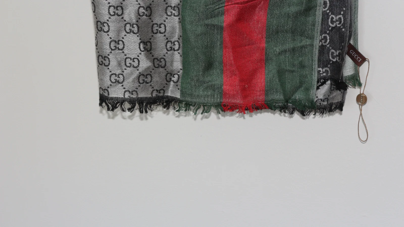 GUCCI GG MONOGRAM PASHMINA-STYLE SHAWL/SCARF