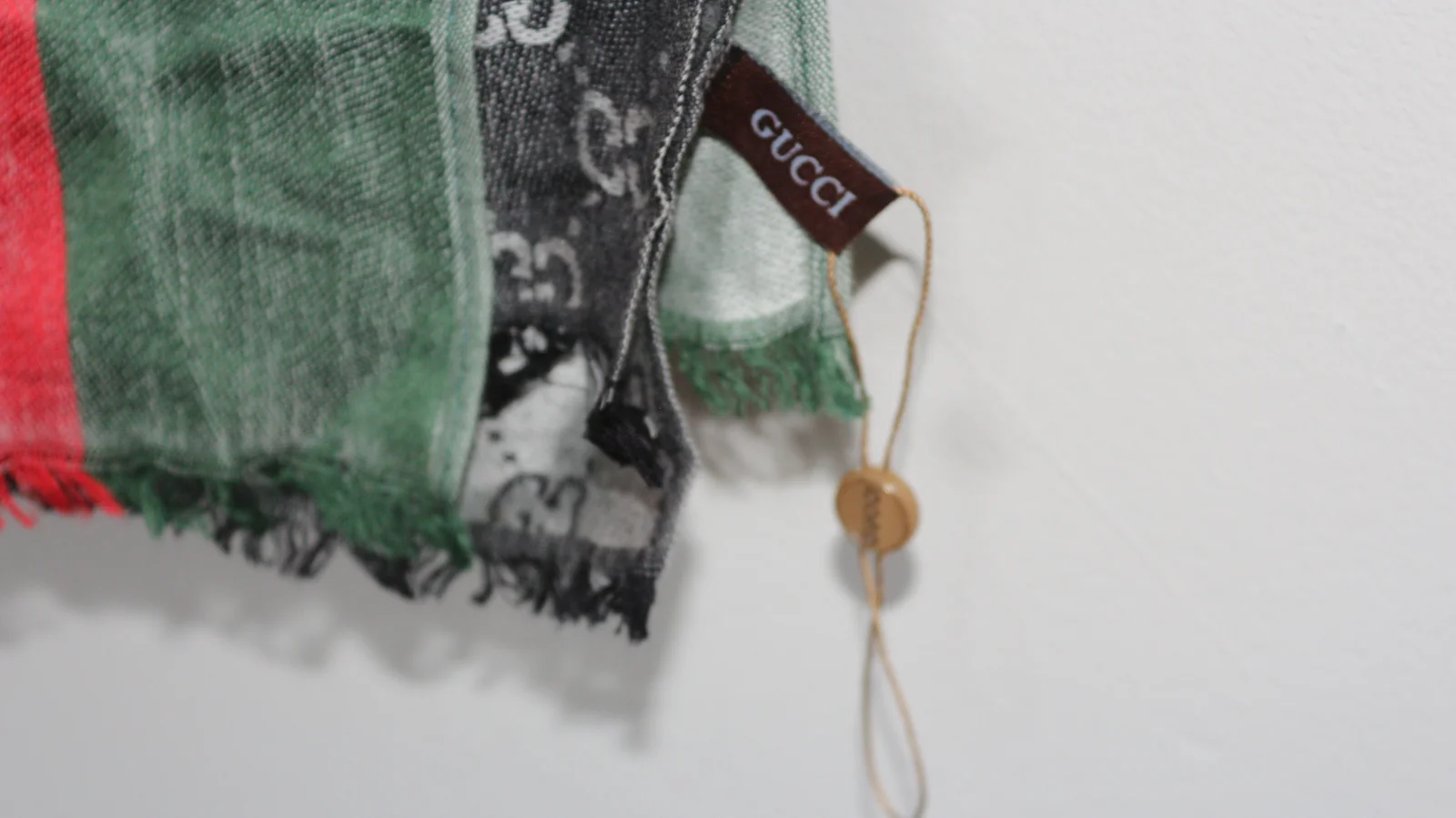 GUCCI GG MONOGRAM PASHMINA-STYLE SHAWL/SCARF