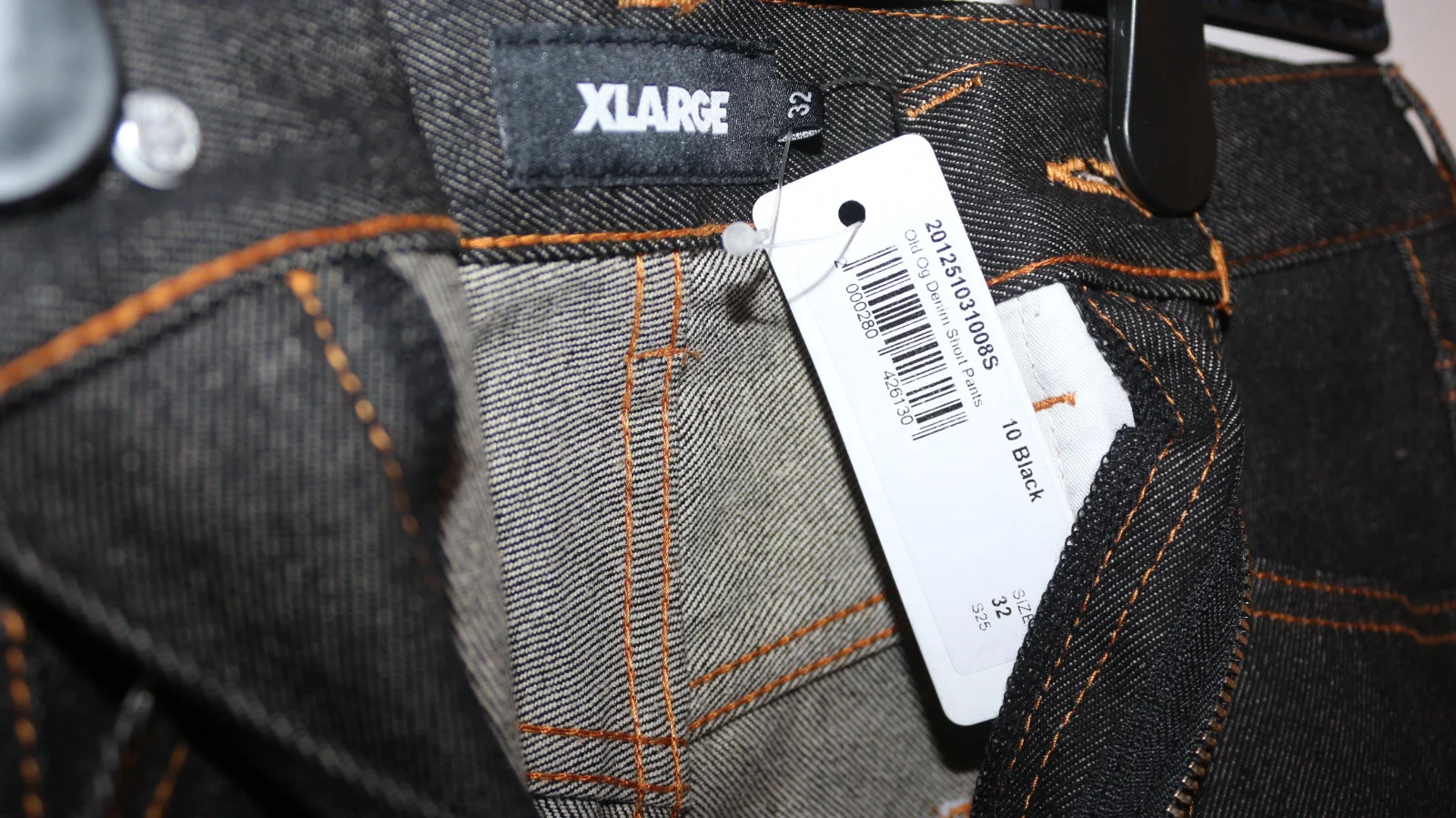 XLARGE OLD OG BLACK SHORTS