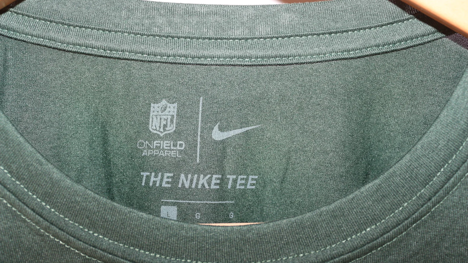 NIKE  DRI-FIT BAY PACKERS TEE GREEN T-SHIRT