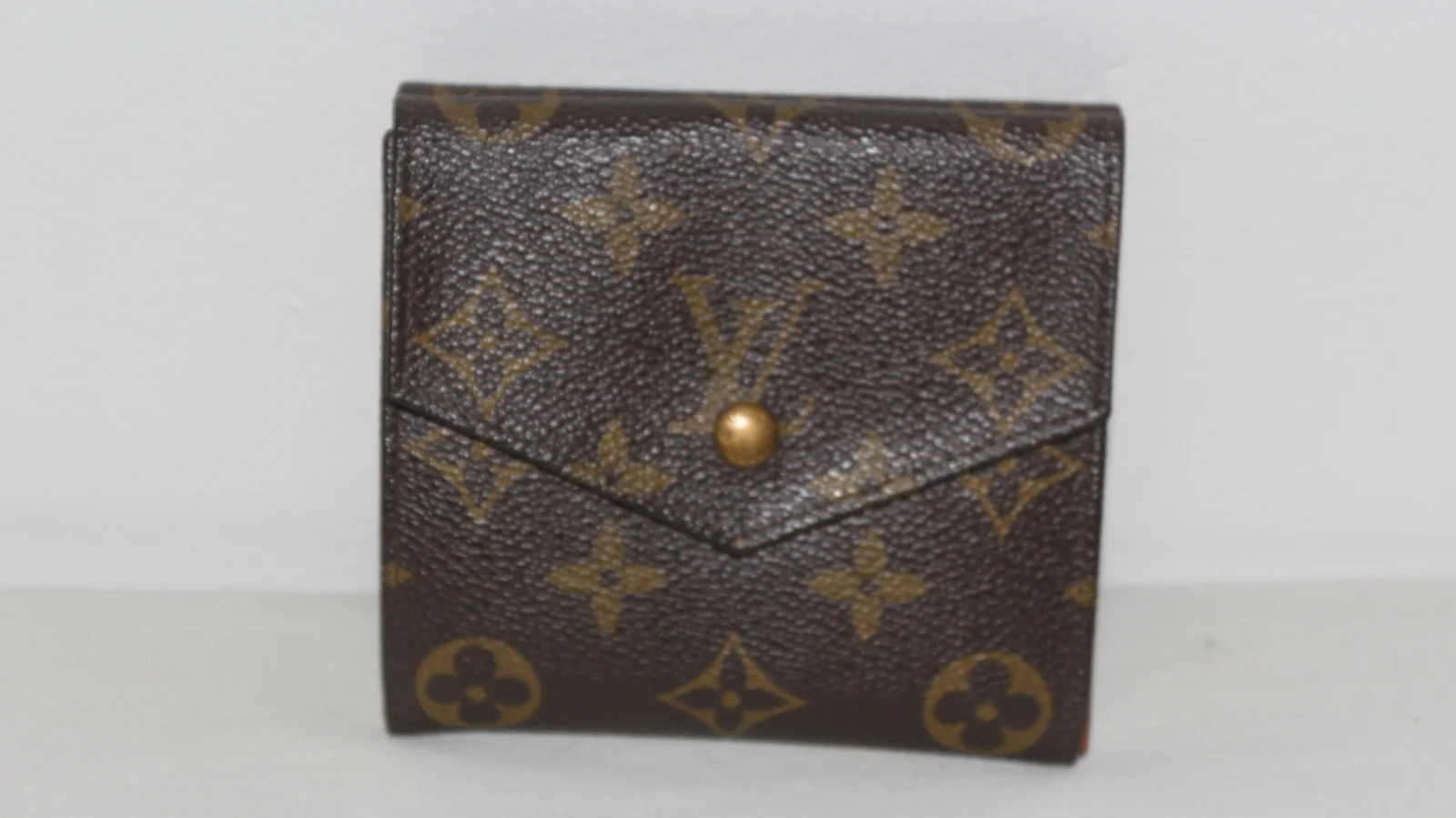 LOUIS VUITTON MONOGRAM PORTEFEIULLE ELISE CANVAS LEATHER TRI-FOLD WALLET