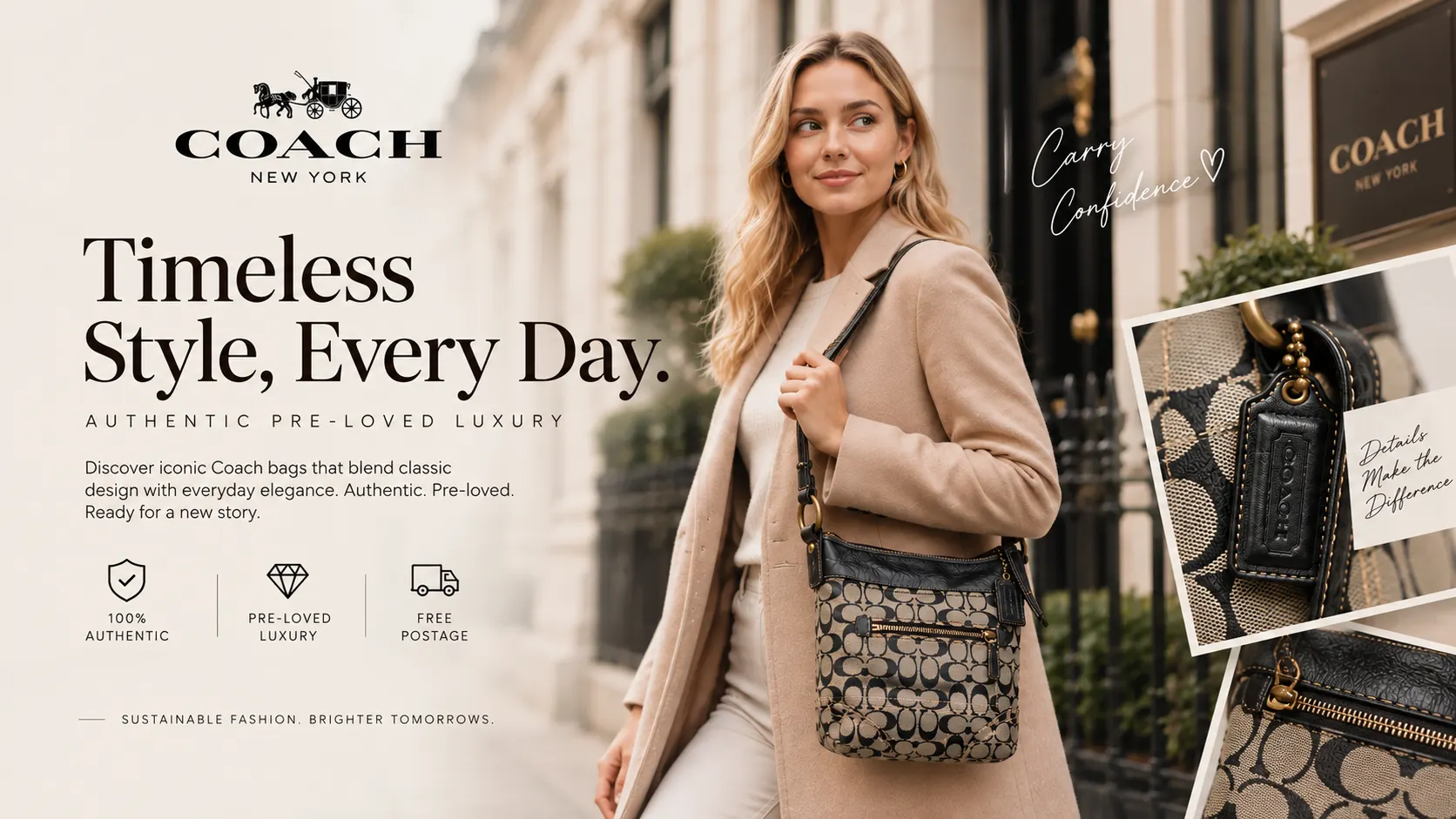 Coach New York — Timeless Style, Authentic Pre-Loved Luxury