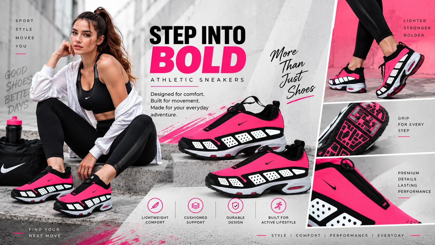 Athletic Sneakers — Step Into Bold