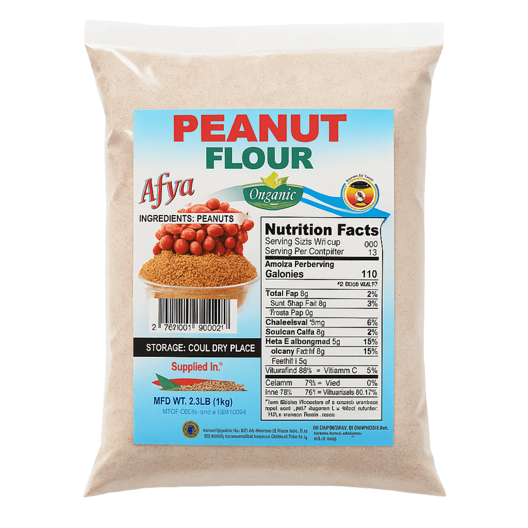 Afya Organic Peanut Flour (Uganda), 1 kg