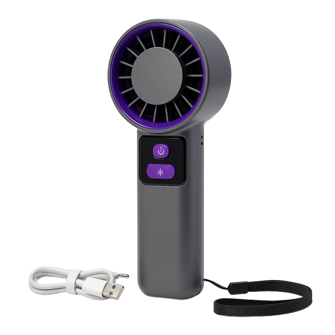 FSDIO F500 Handheld Turbo Fan – USB-C Rechargeable
